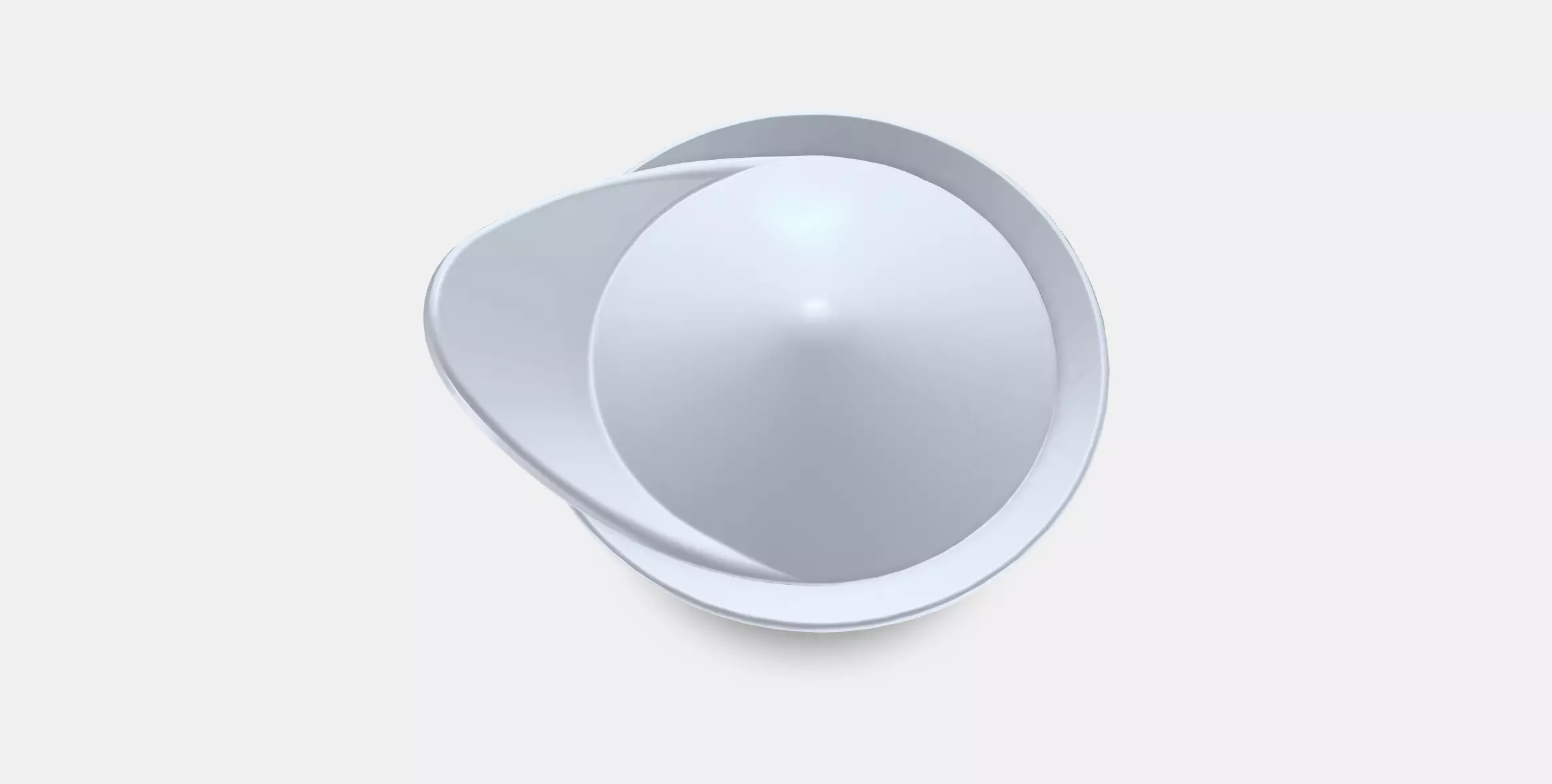 FARGKLAR Oven-serving dish with lid Low-poly 3D model_0
