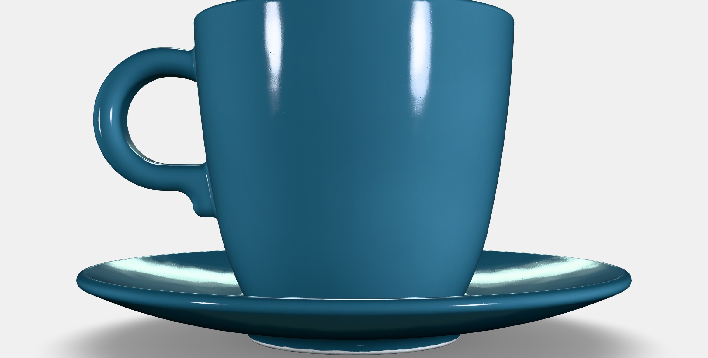 FARGKLAR Cup with saucer Low-poly 3D model_15