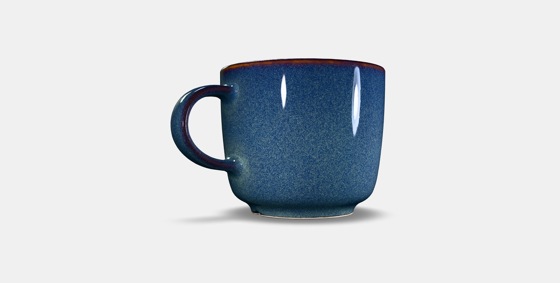HAPPY Mug Low-poly 3D model_14