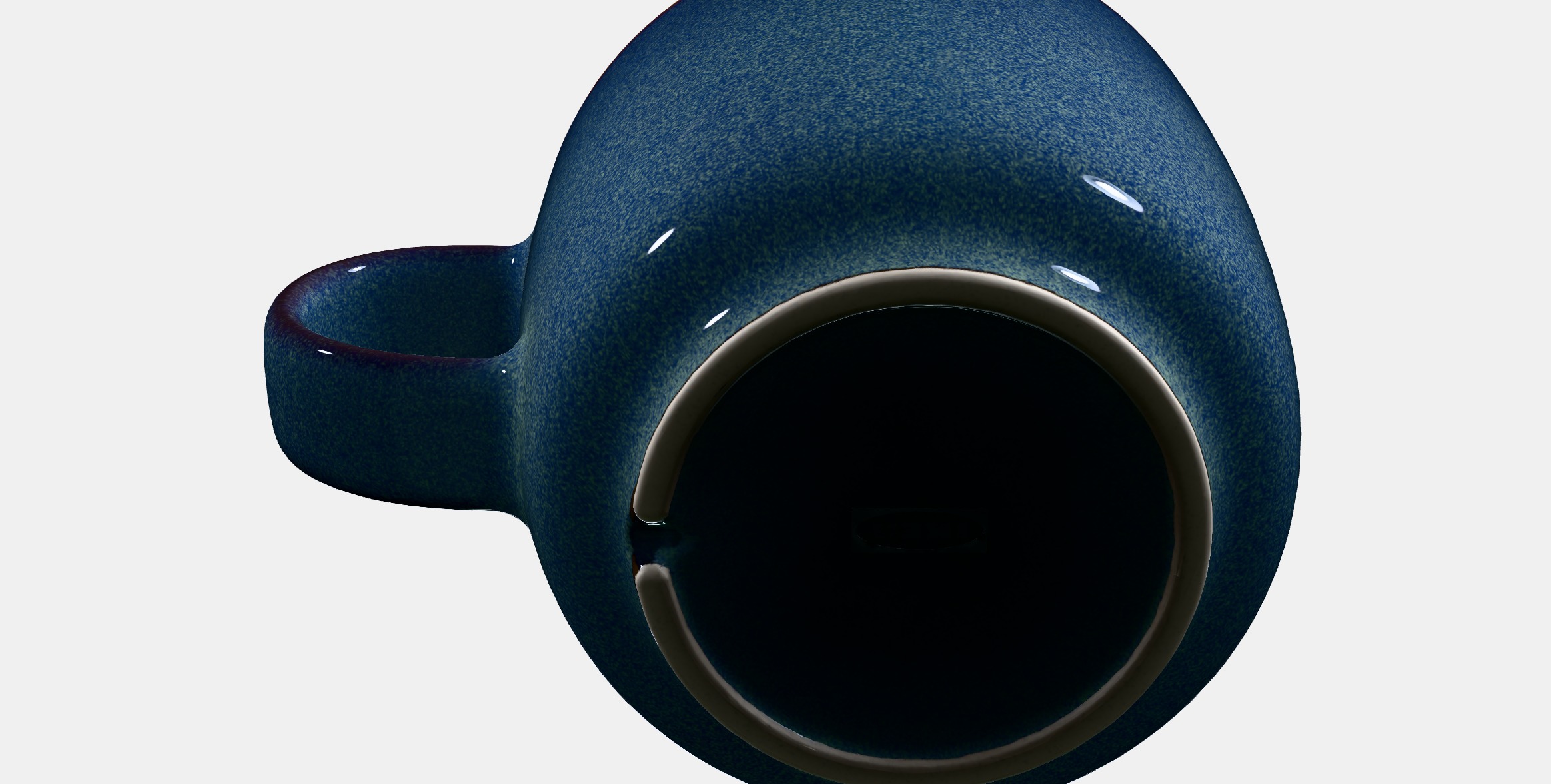 HAPPY Mug Low-poly 3D model_9