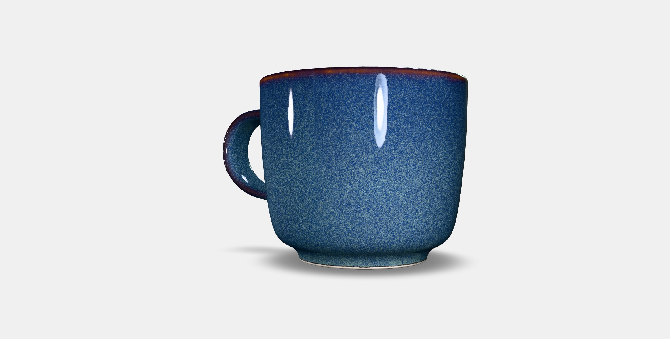 HAPPY Mug Low-poly 3D model_5
