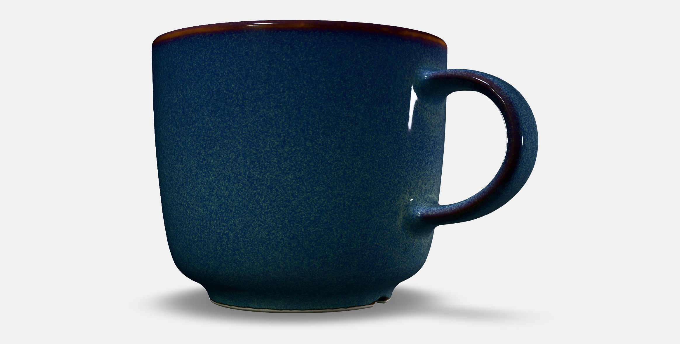 HAPPY Mug Low-poly 3D model_15