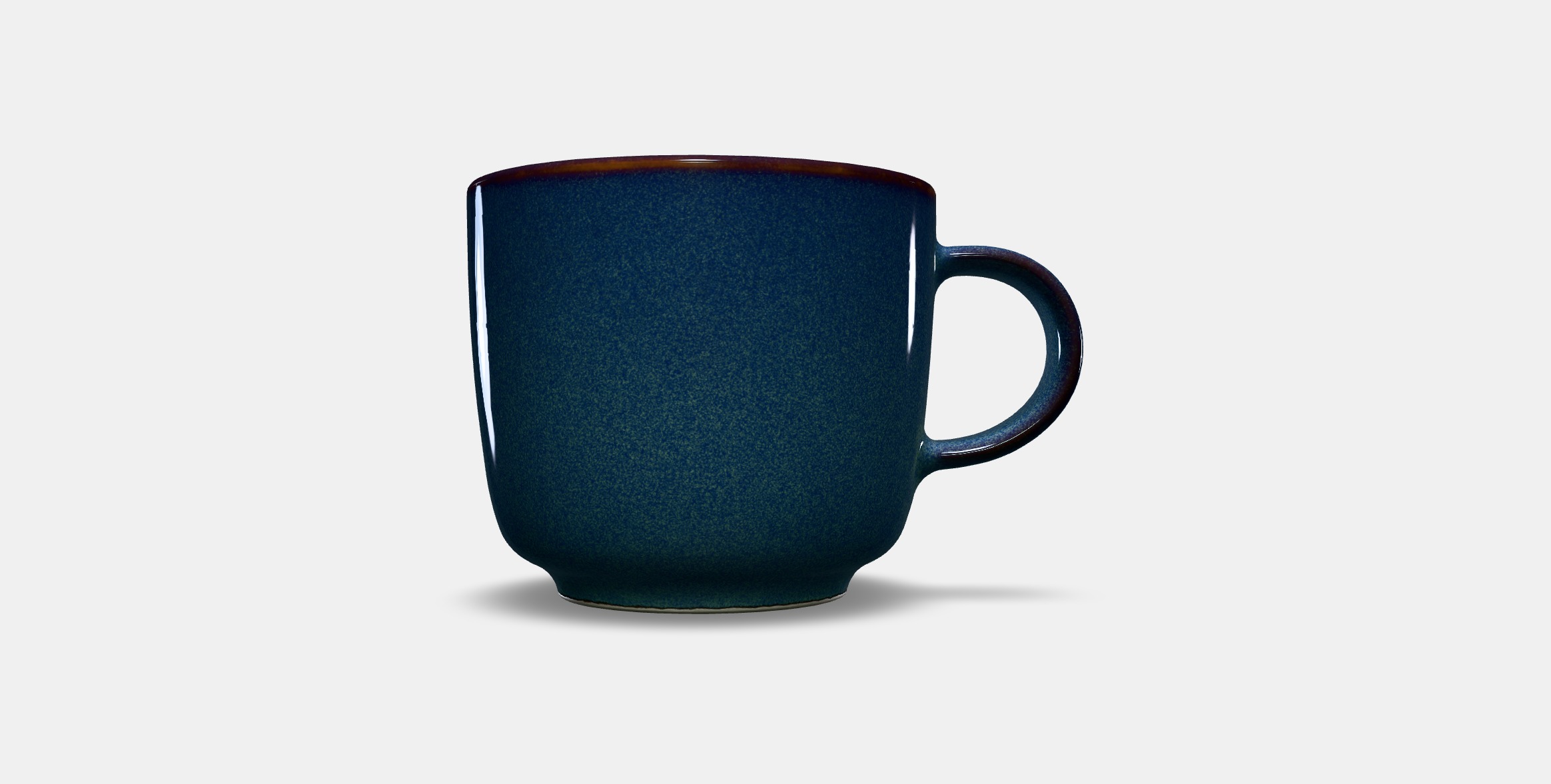 HAPPY Mug Low-poly 3D model_6