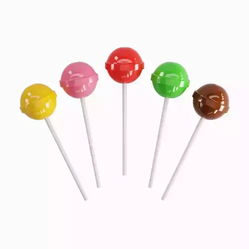 Simple Lolipops 3D model