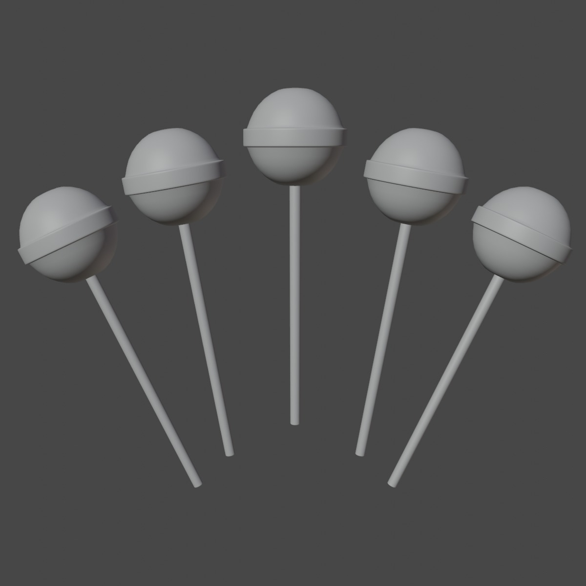 Simple Lolipops 3D model_7