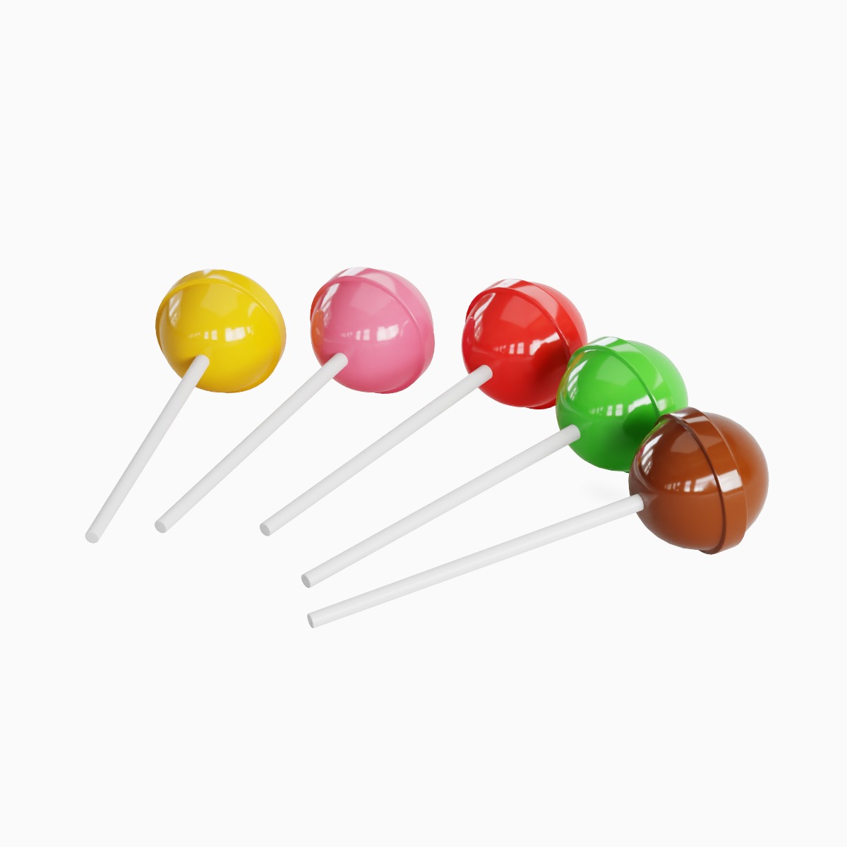 Simple Lolipops 3D model_4