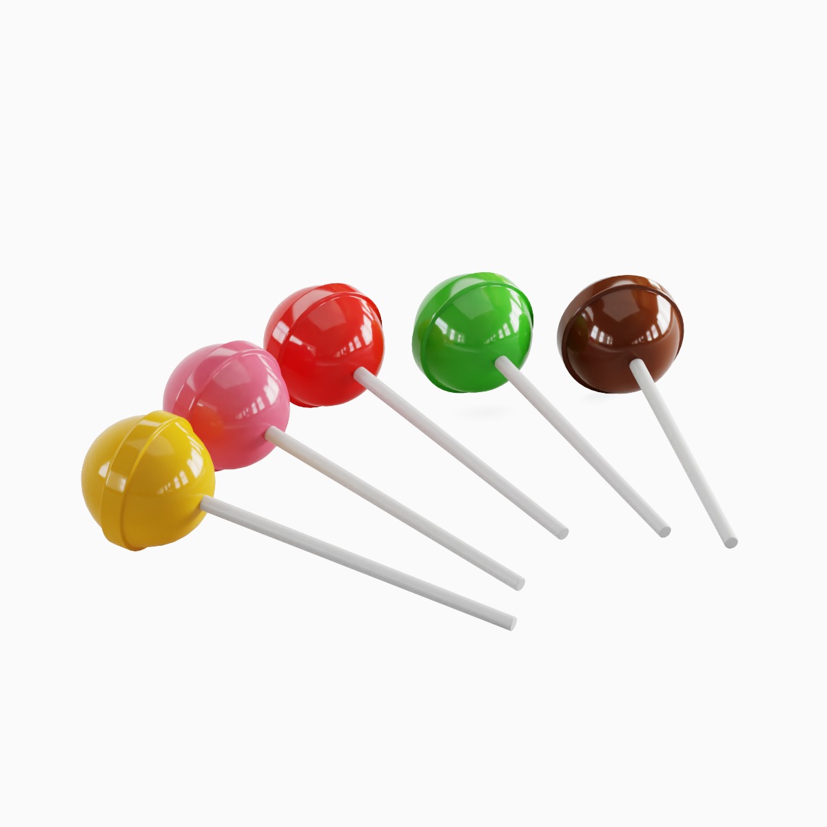 Simple Lolipops 3D model_3