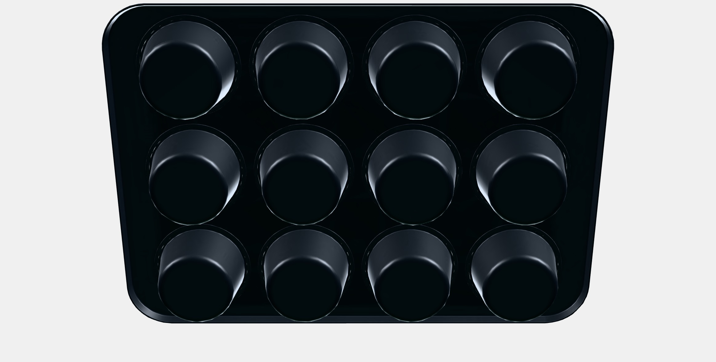 MANTAGG Muffin tin Low-poly 3D model_7