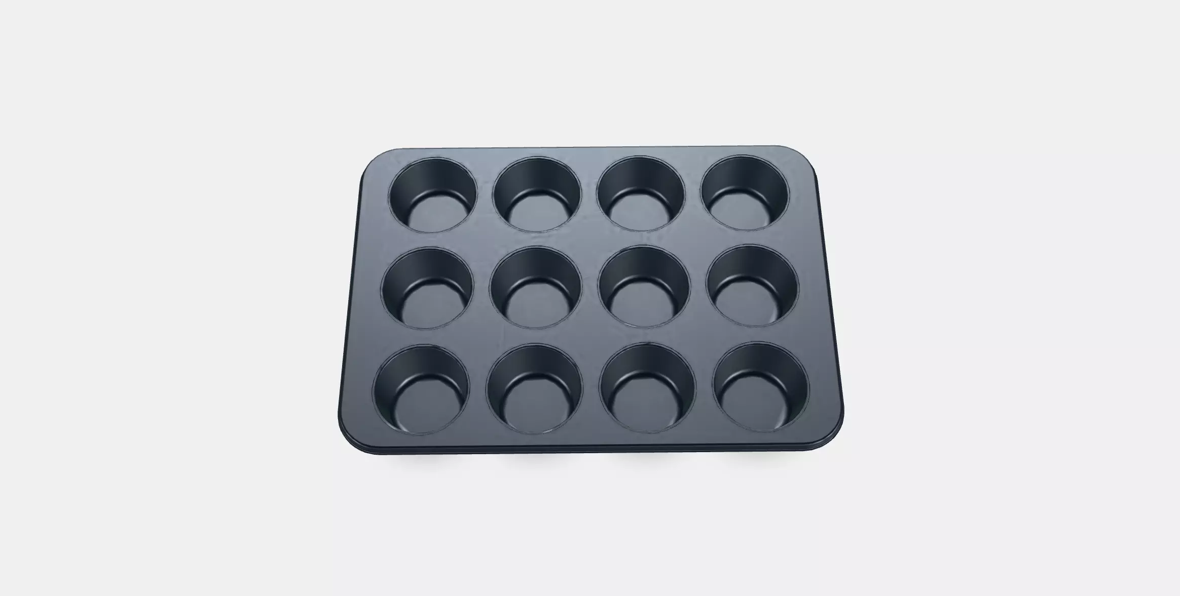 MANTAGG Muffin tin Low-poly 3D model_0