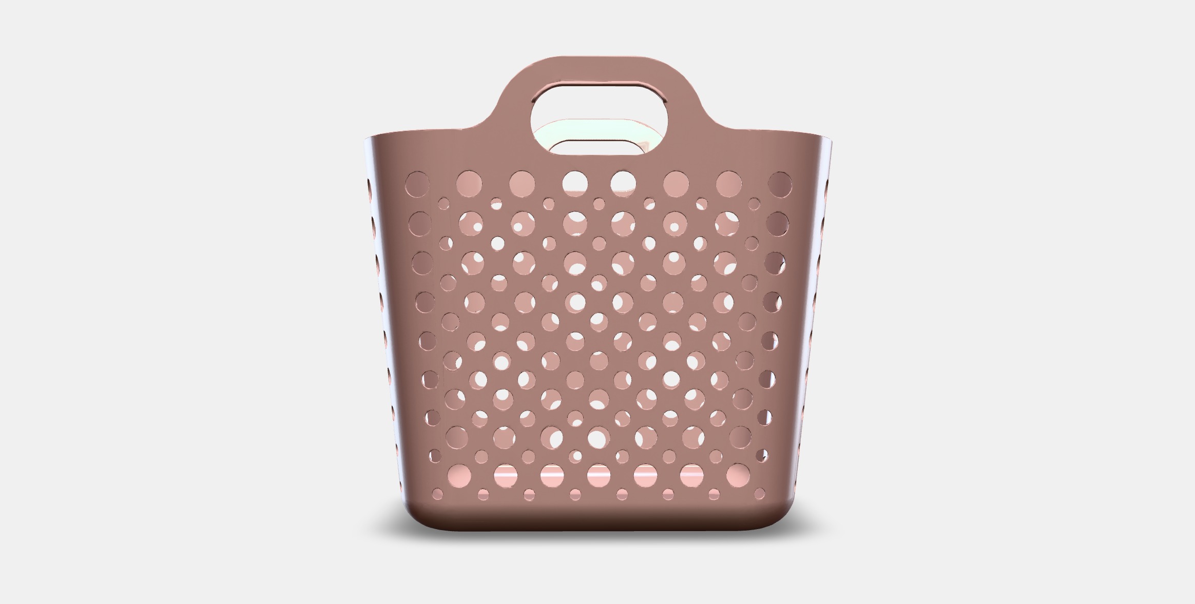 SLIBB Flexible laundry basket 1 Low-poly 3D model_8