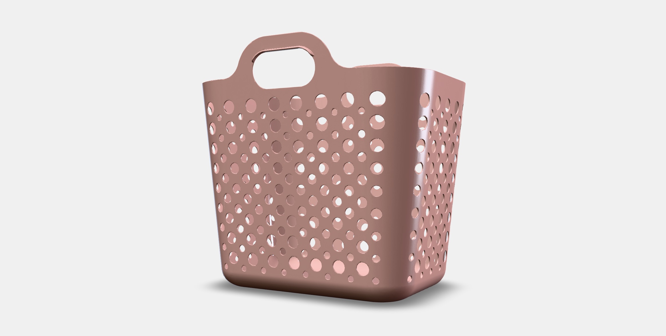 SLIBB Flexible laundry basket 1 Low-poly 3D model_10