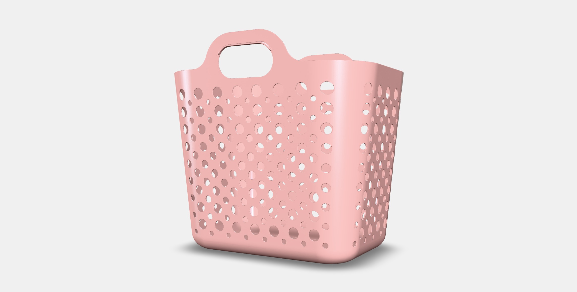 SLIBB Flexible laundry basket 1 Low-poly 3D model_3