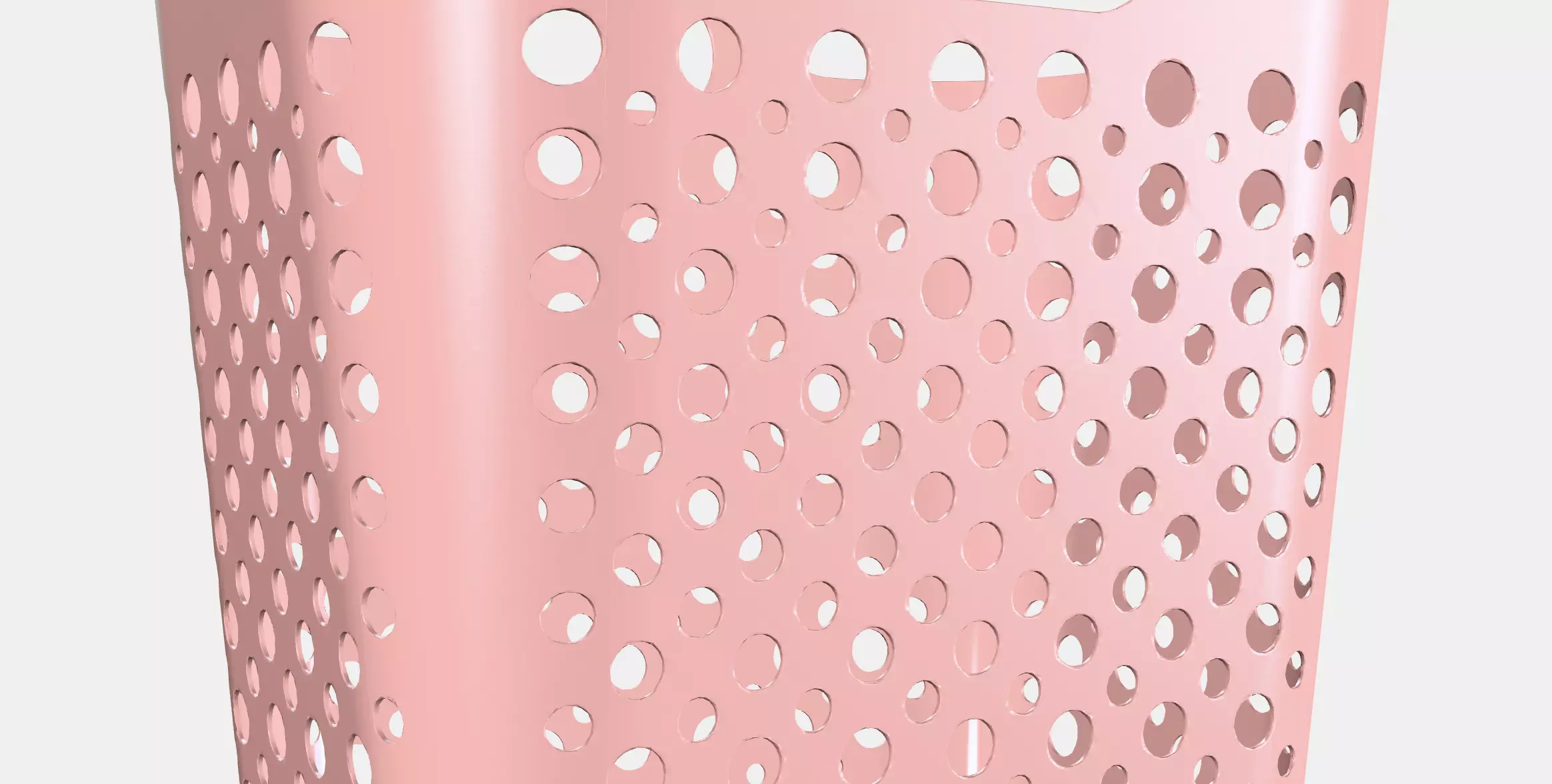 SLIBB Flexible laundry basket 1 Low-poly 3D model_0