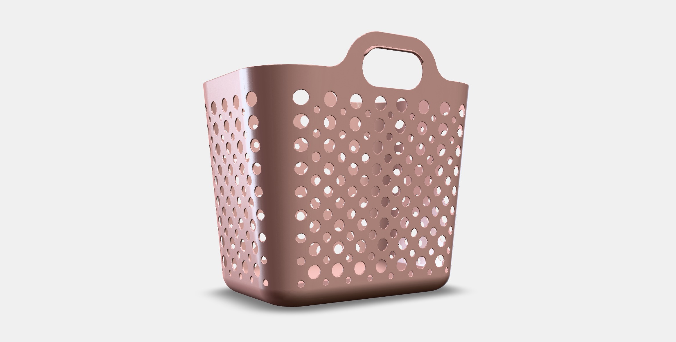 SLIBB Flexible laundry basket 1 Low-poly 3D model_2