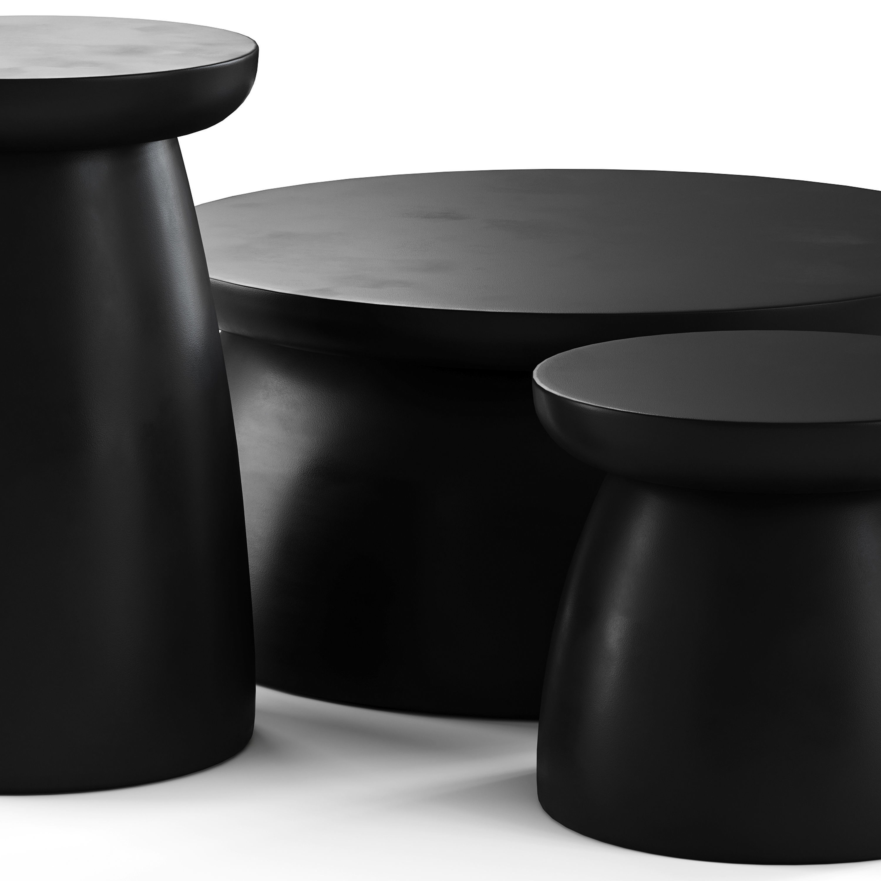 japandi Design Beige Color 3D model_9