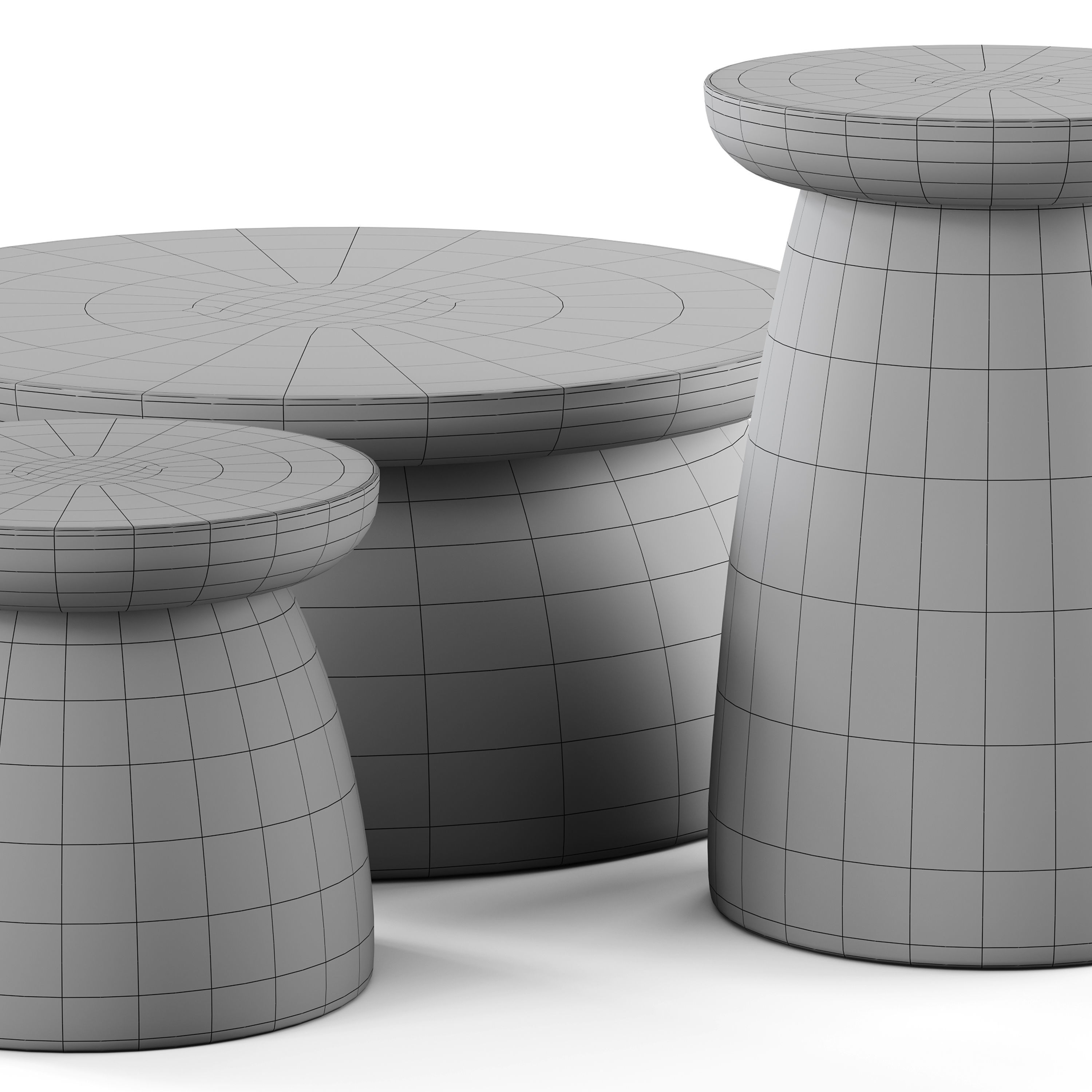 japandi Design Beige Color 3D model_14