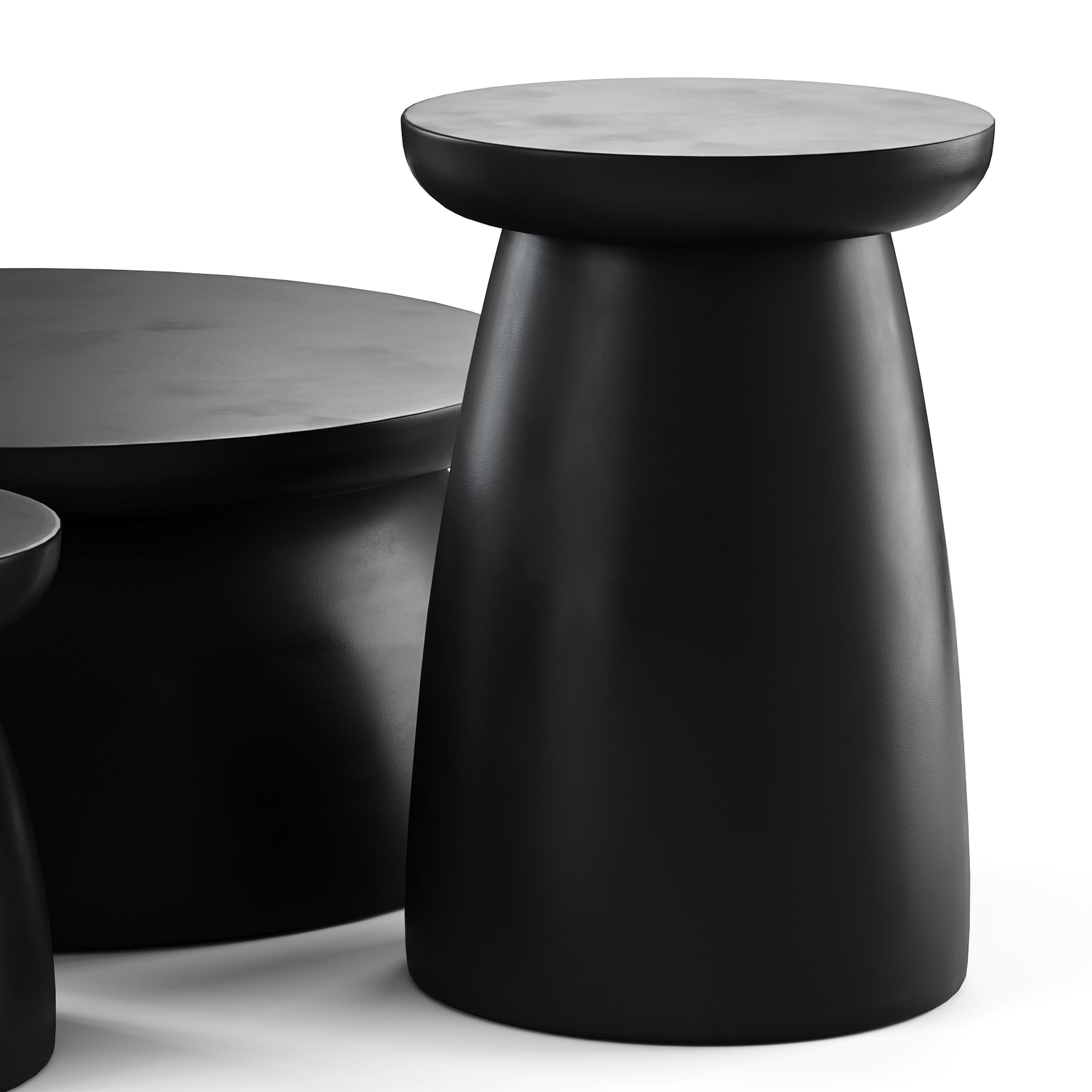 japandi Design Beige Color 3D model_8