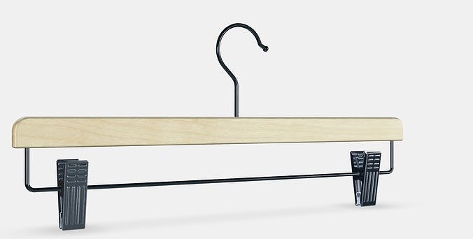 BUMERANG Skirt hanger Low-poly 3D model
