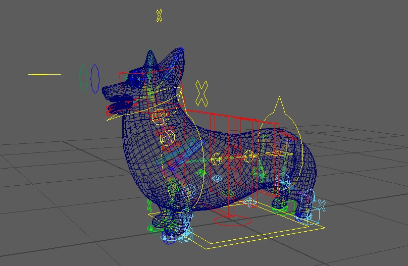 Stylized Brown Welsh Corgy for Games and Animation  Low-poly 3D model_9