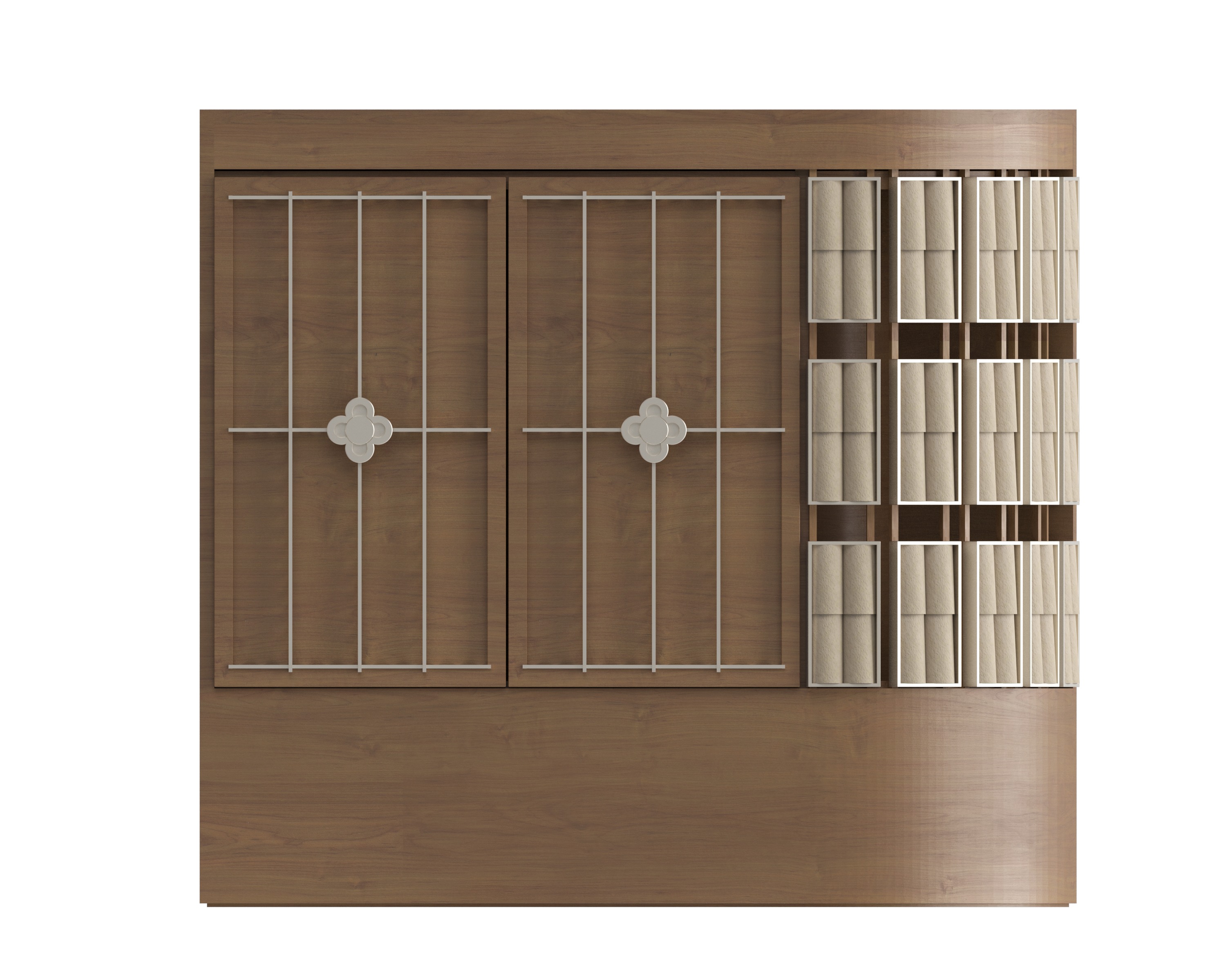 modern cabinet bar korean style for coffee shop 3D model_3