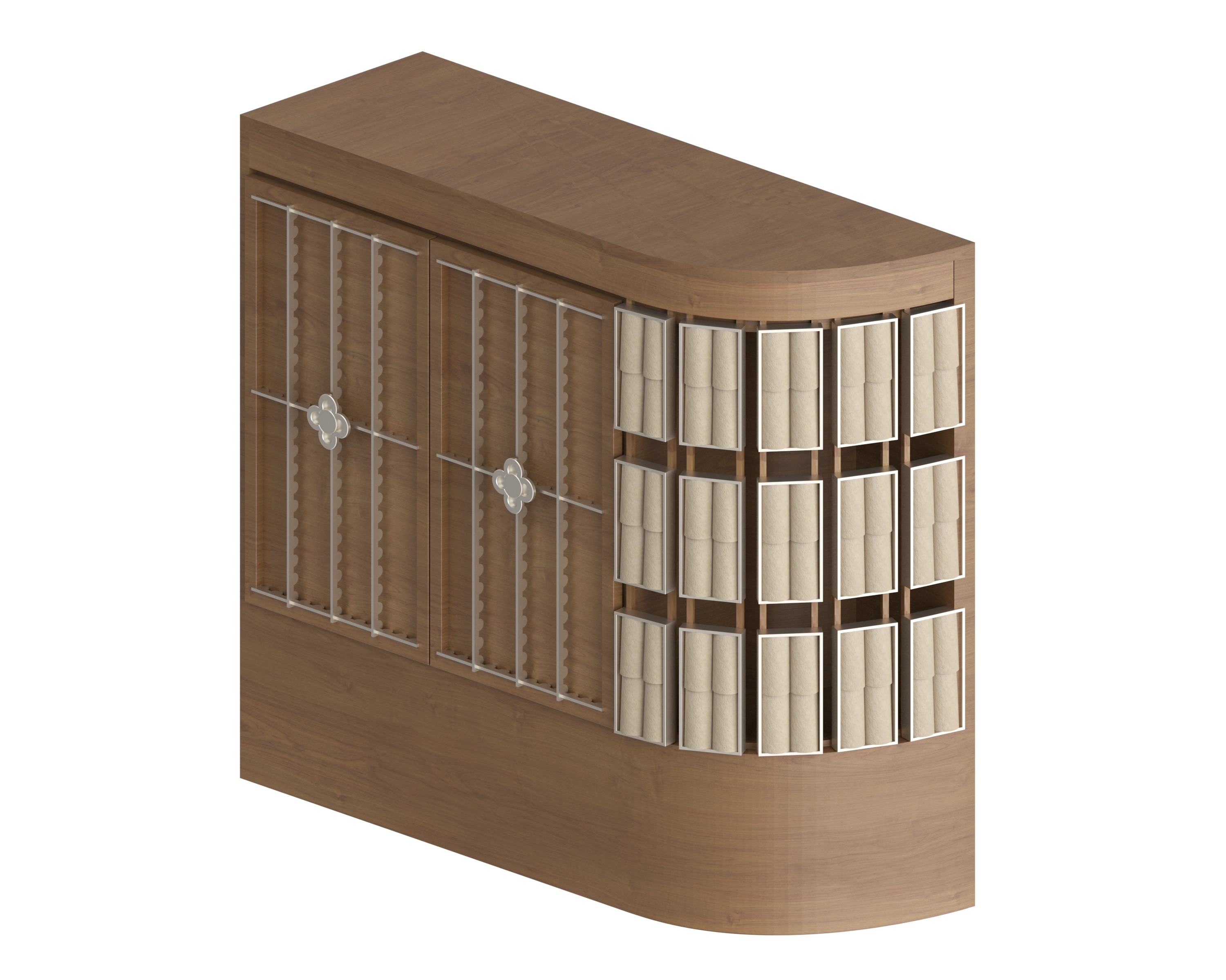 modern cabinet bar korean style for coffee shop 3D model_5