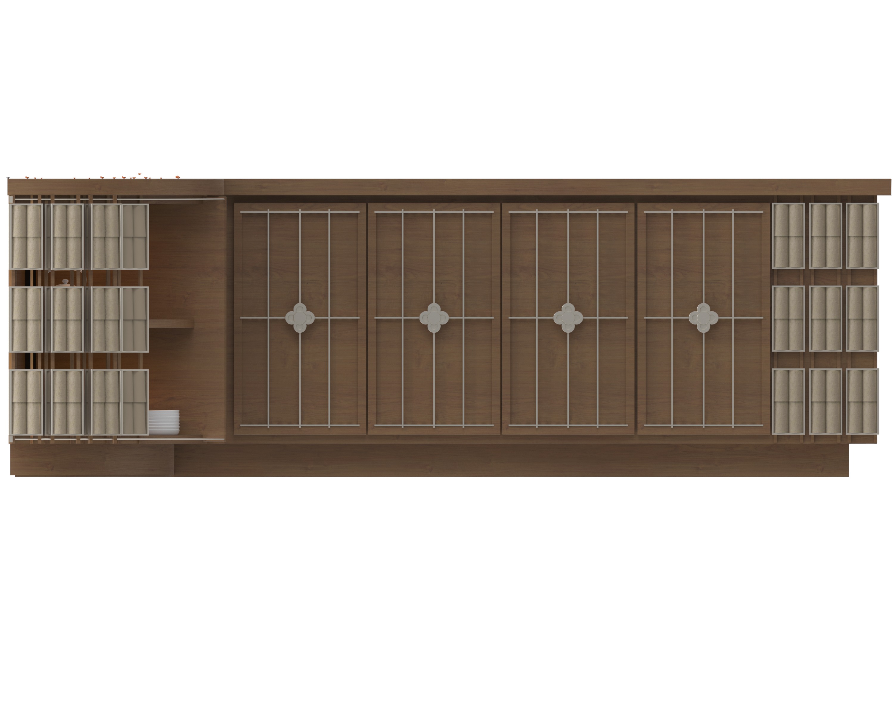 modern cabinet bar korean style for coffee shop 3D model_1