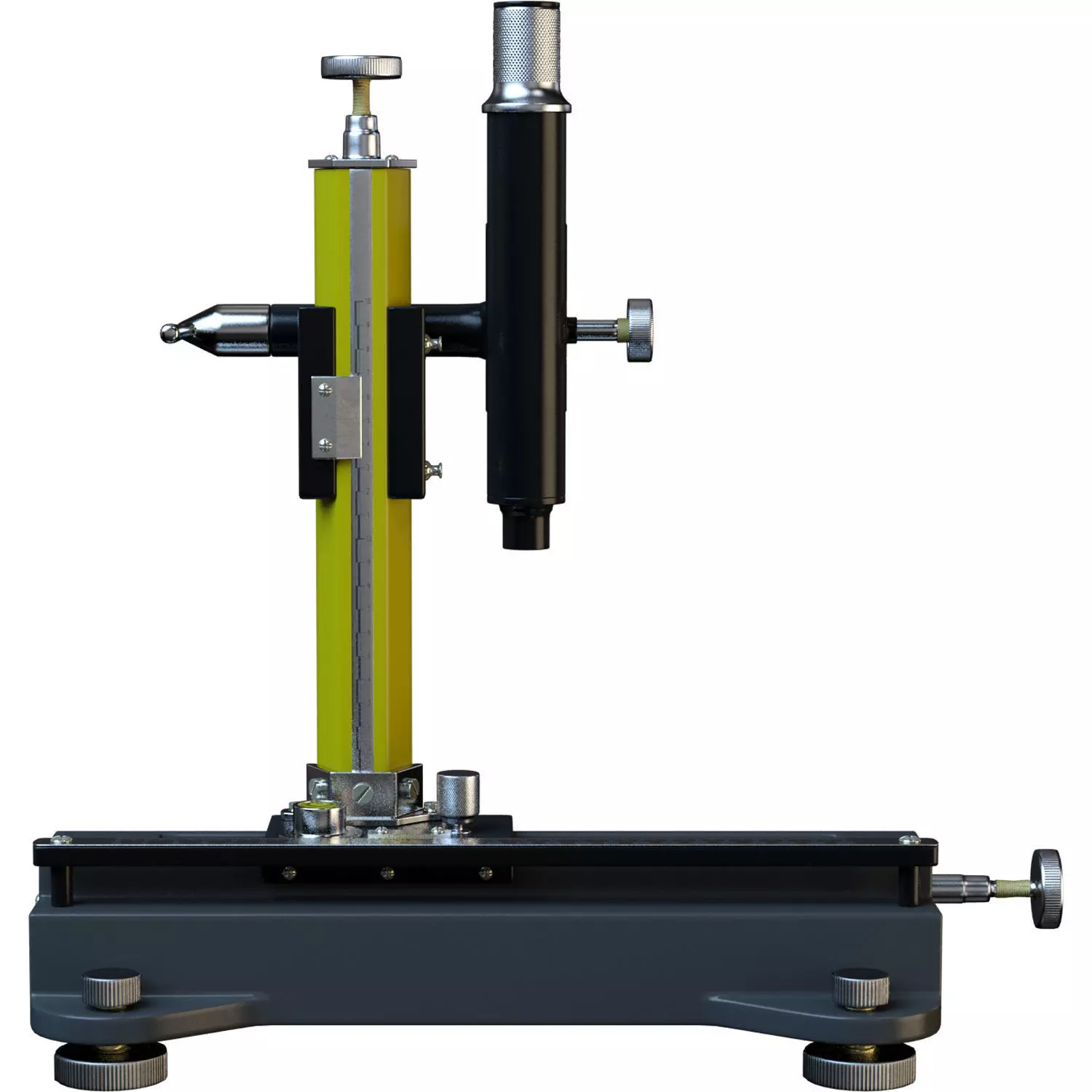 Traveling Microscope Low-poly 3D model_0