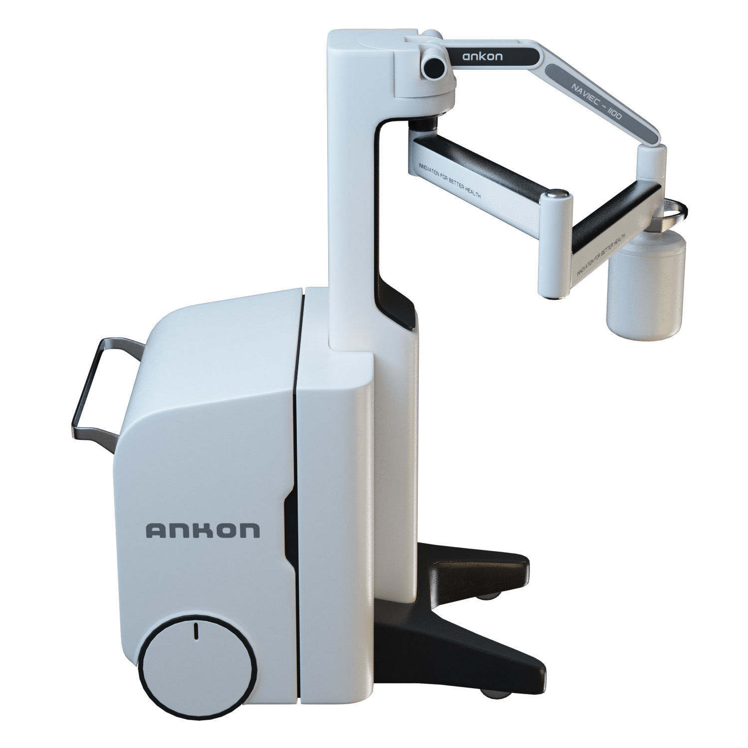 Capsule Endoscope Naviec 1100 Low-poly 3D model_2