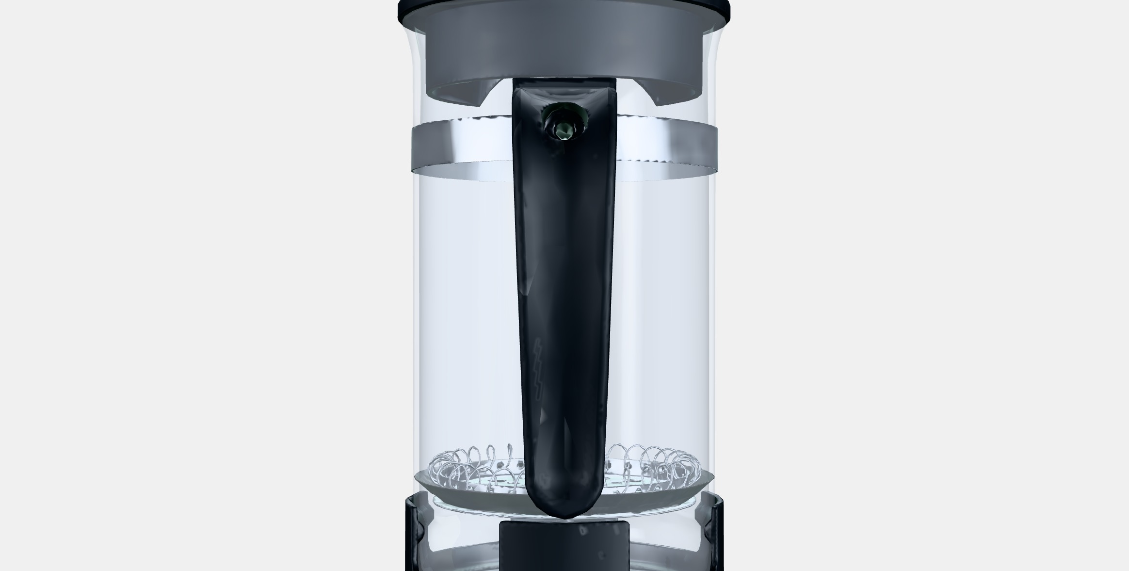 UPPHETTA French press coffee maker Low-poly 3D model_15