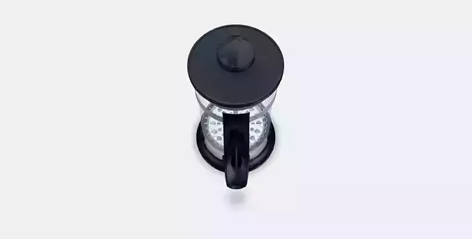 UPPHETTA French press coffee maker Low-poly 3D model