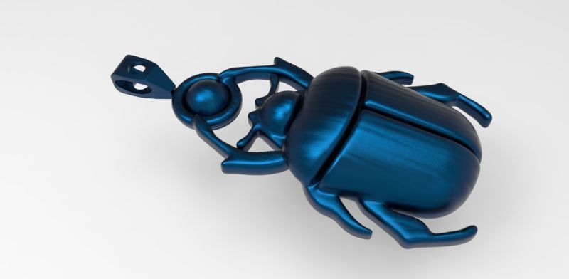 Ladybug Pendant Necklace charm Bracelet Jewelry 3D print model_11