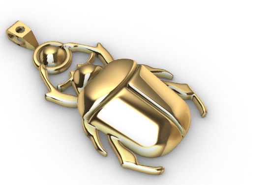 Ladybug Pendant Necklace charm Bracelet Jewelry 3D print model_27