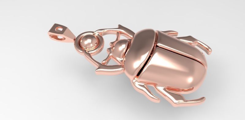 Ladybug Pendant Necklace charm Bracelet Jewelry 3D print model_6