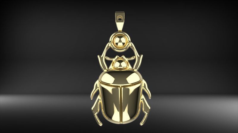 Ladybug Pendant Necklace charm Bracelet Jewelry 3D print model_18