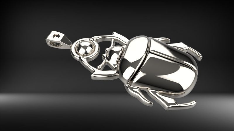 Ladybug Pendant Necklace charm Bracelet Jewelry 3D print model_14