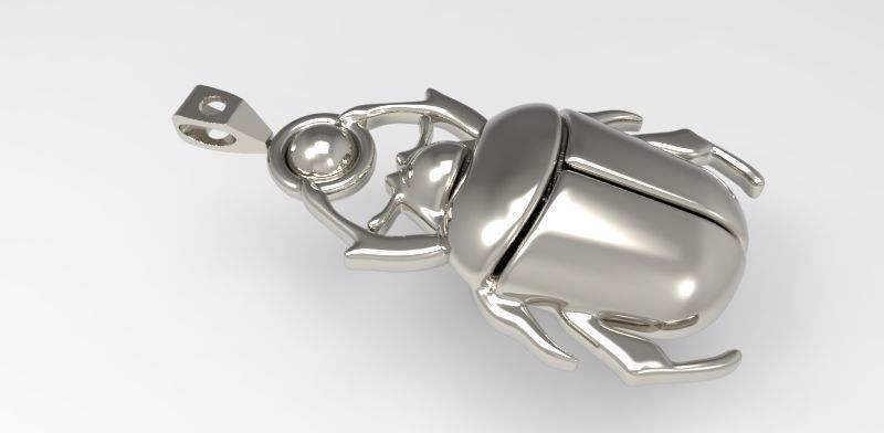 Ladybug Pendant Necklace charm Bracelet Jewelry 3D print model_28