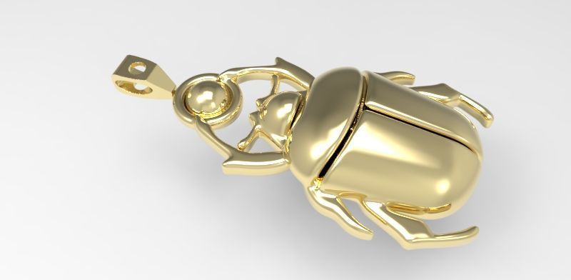 Ladybug Pendant Necklace charm Bracelet Jewelry 3D print model_8