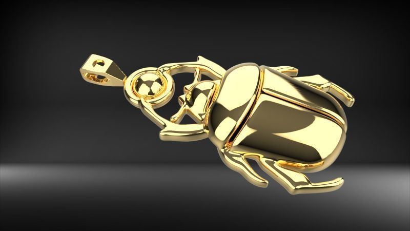 Ladybug Pendant Necklace charm Bracelet Jewelry 3D print model_13