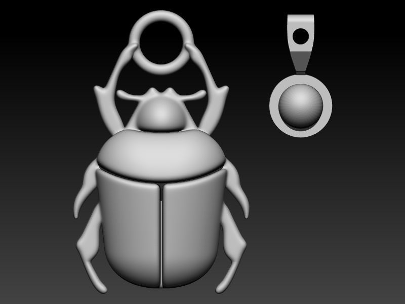 Ladybug Pendant Necklace charm Bracelet Jewelry 3D print model_23