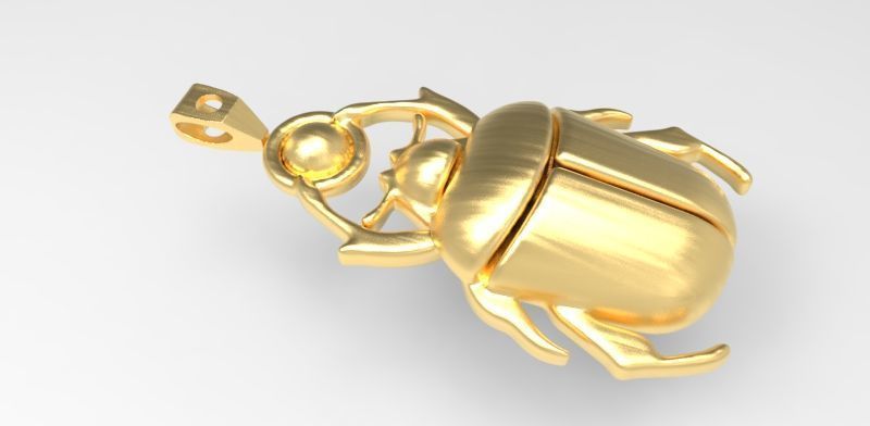 Ladybug Pendant Necklace charm Bracelet Jewelry 3D print model_1