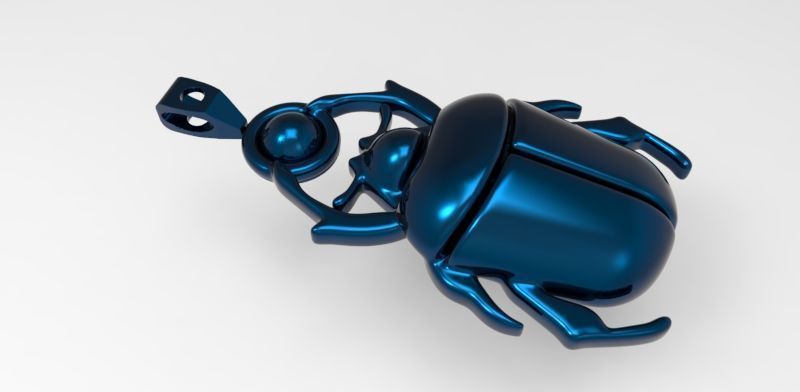 Ladybug Pendant Necklace charm Bracelet Jewelry 3D print model_10