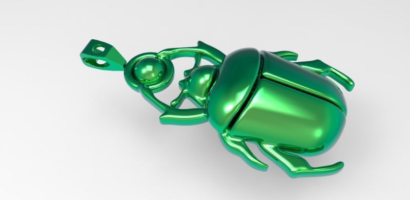 Ladybug Pendant Necklace charm Bracelet Jewelry 3D print model_9