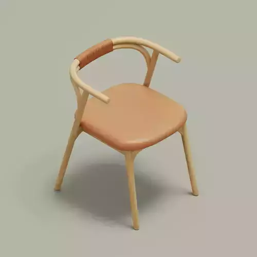 AMPM FERMYO Leather chair