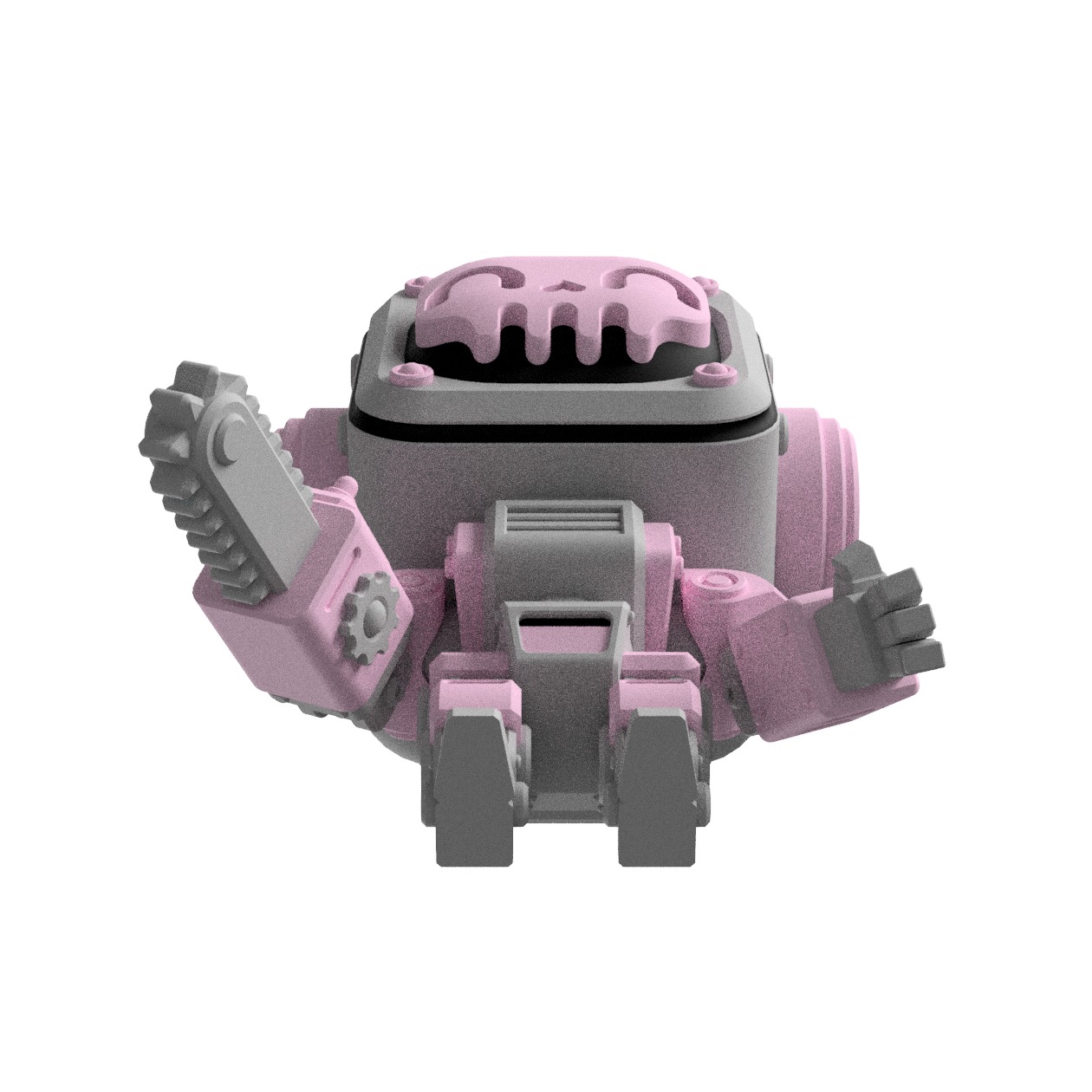 UwU Shadow Force Ripper Tabletop Mech Miniature 3D print model_5