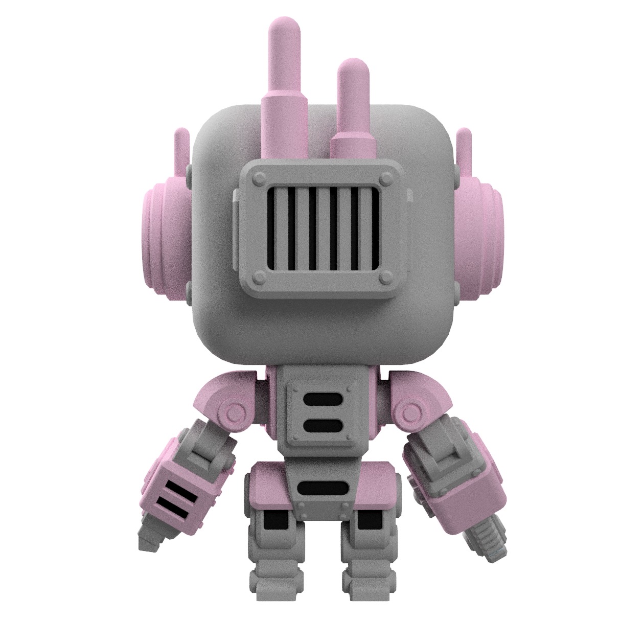 UwU Shadow Force Ripper Tabletop Mech Miniature 3D print model_4