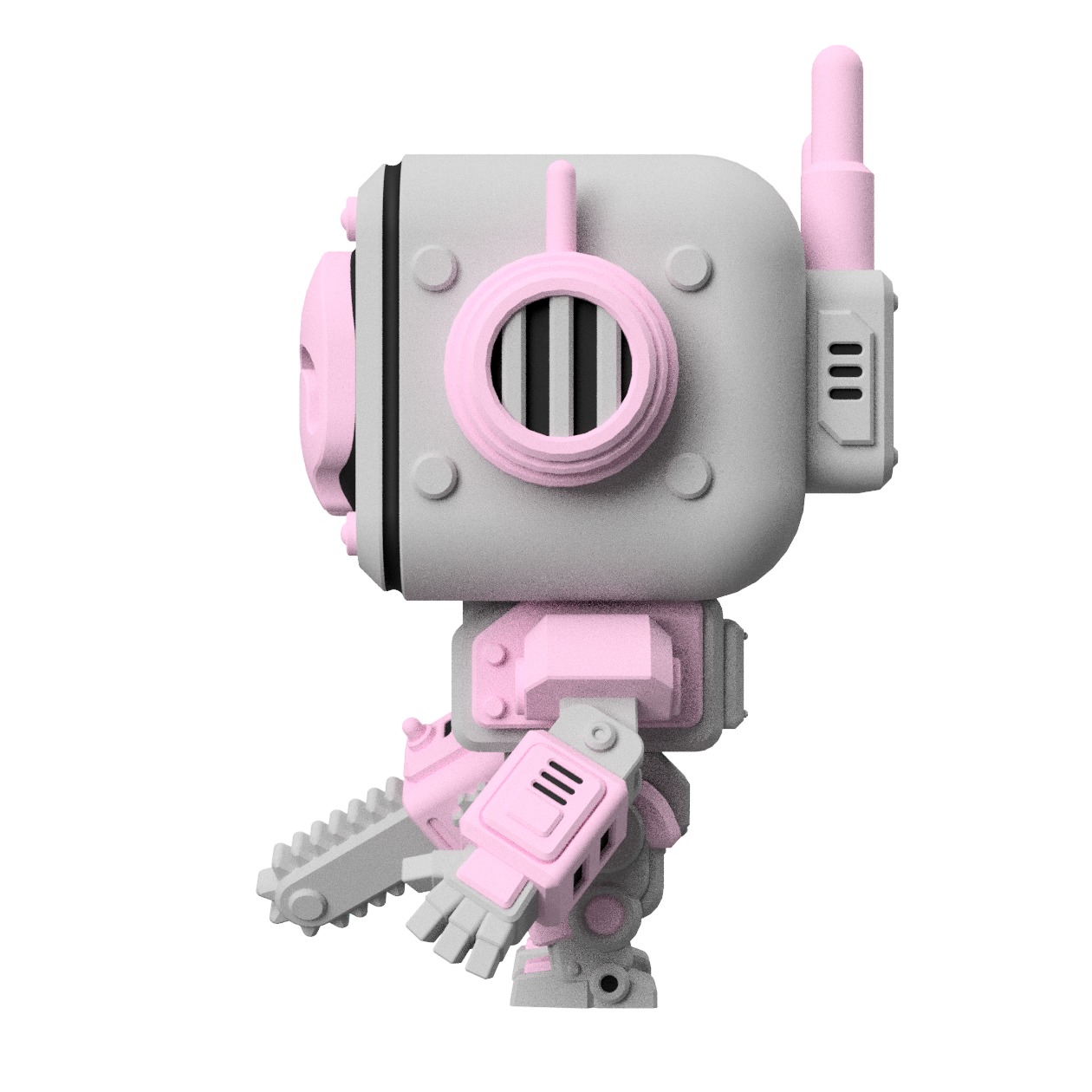 UwU Shadow Force Ripper Tabletop Mech Miniature 3D print model_2