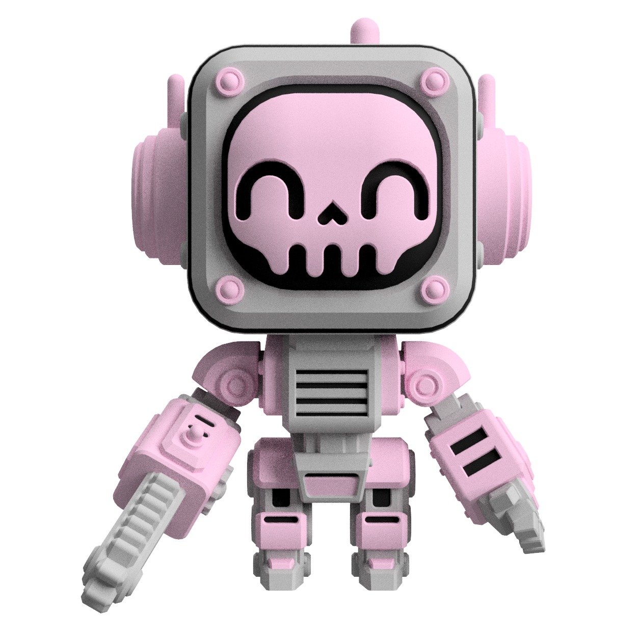 UwU Shadow Force Ripper Tabletop Mech Miniature 3D print model_1