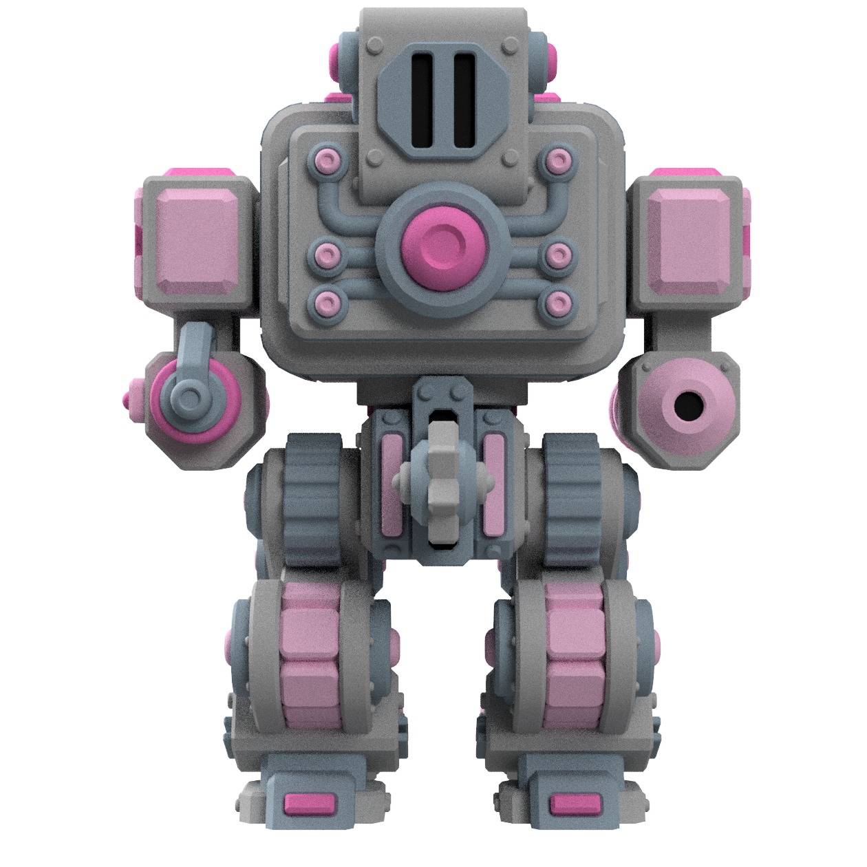 UwU Shadow Force Wrecks Tabletop Mech Miniature 3D print model_4