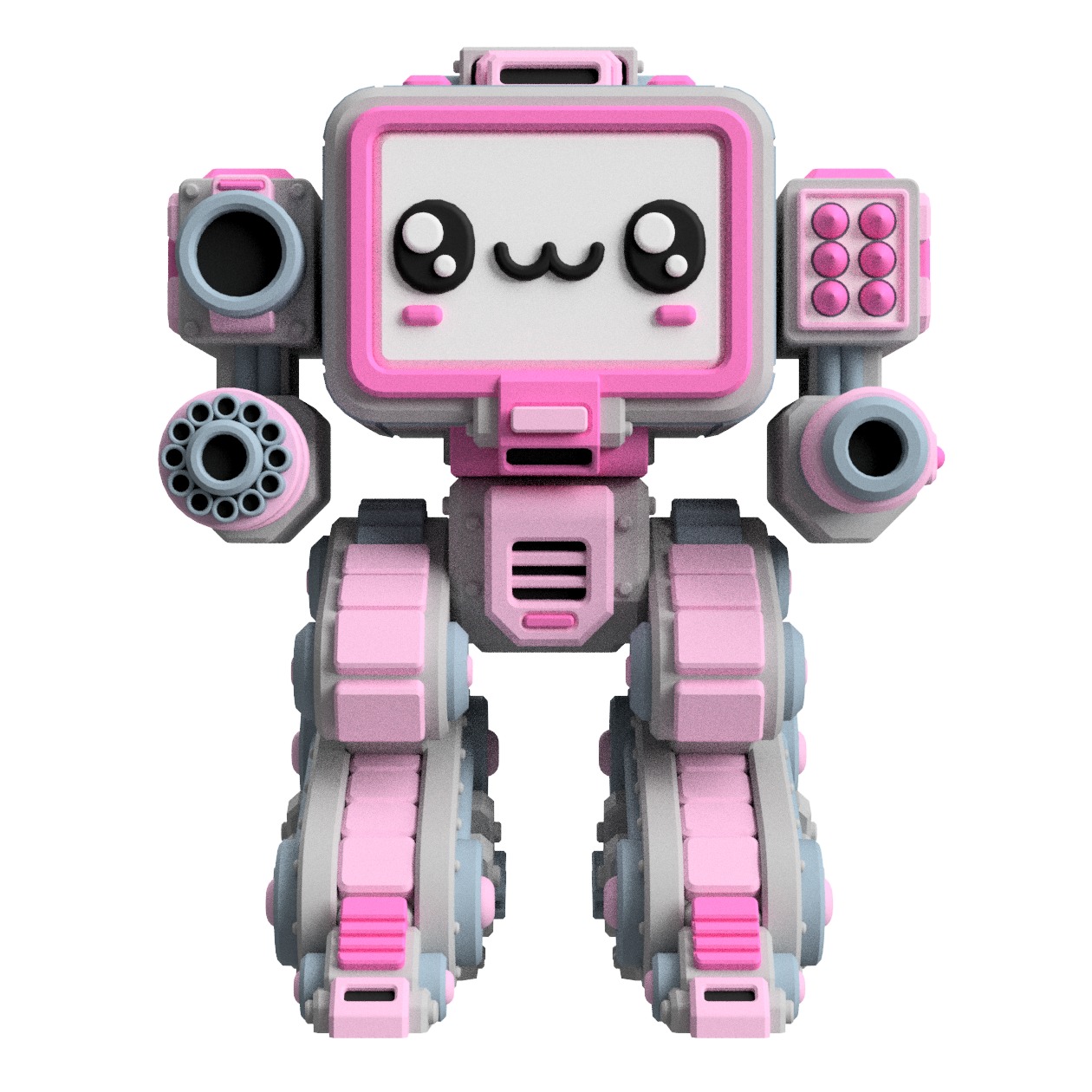 UwU Shadow Force Wrecks Tabletop Mech Miniature 3D print model_1