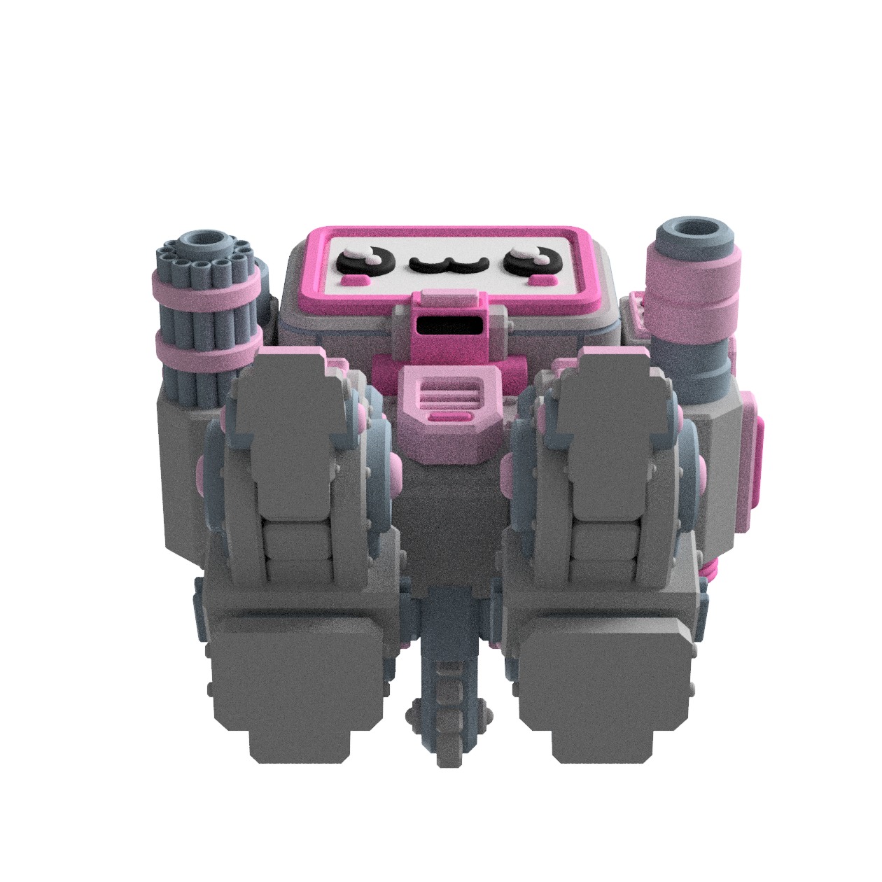 UwU Shadow Force Wrecks Tabletop Mech Miniature 3D print model_5